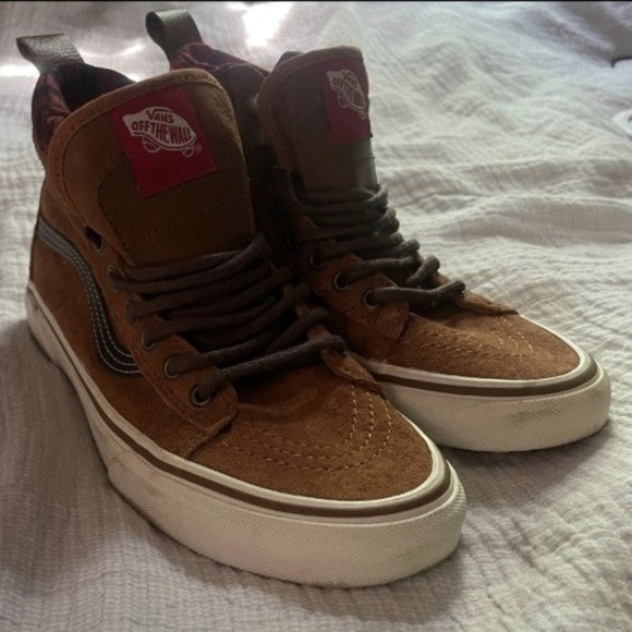 Vans Sk8-Hi MTE Glazed Ginger/Flannel Sneakers - Women's 7 / Men's 5.5 - Picture 3 of 5